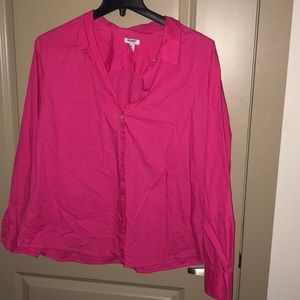 Pink button shirt
